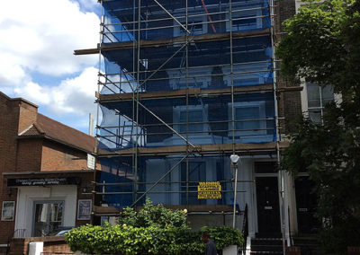 Front - scaffolding 1